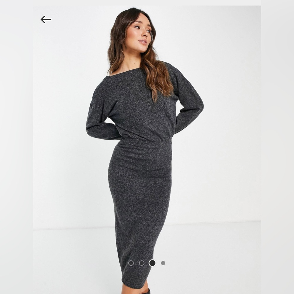 Midi sweater dress